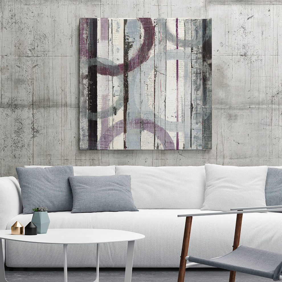 "Plum zephyr" Museum Mounted Canvas Print, 20"x20"