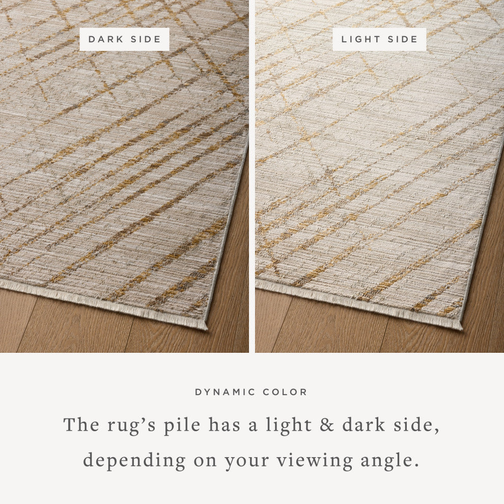 Loloi II Wade Beige / Gold 2''-6" x 10''-0" Runner