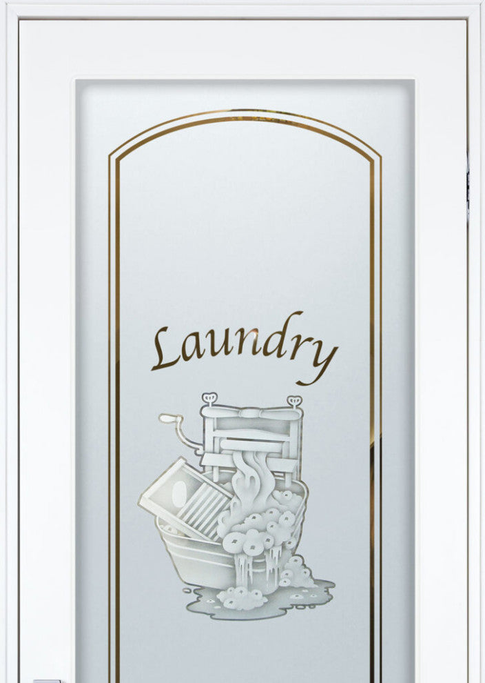 Laundry Door - Thru the Wringer - Primed - 36" x 80" - Knob on Right - Pull Open