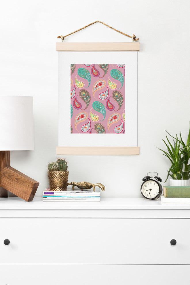 Deny Designs Pimlada Phuapradit Pastel Paisleys Art Print
