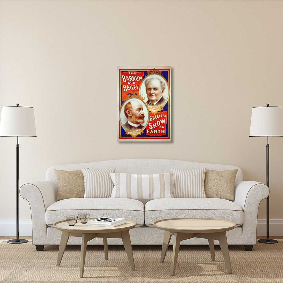 Portraits Of P.T. Barnum And J.A. Bailey, 1897, 29x40