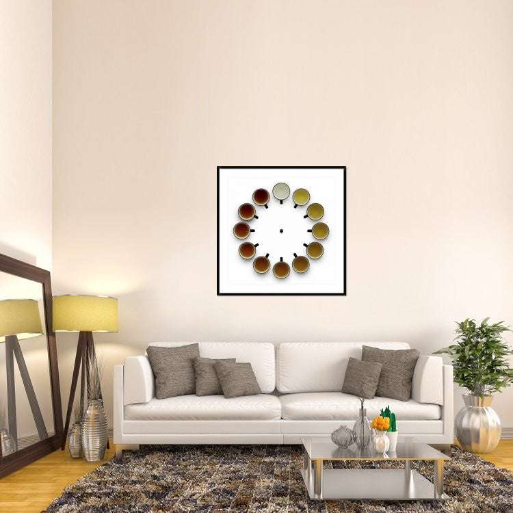 "Tea Time" Framed Digital Print by Wieteke De Kogel, 44x44"