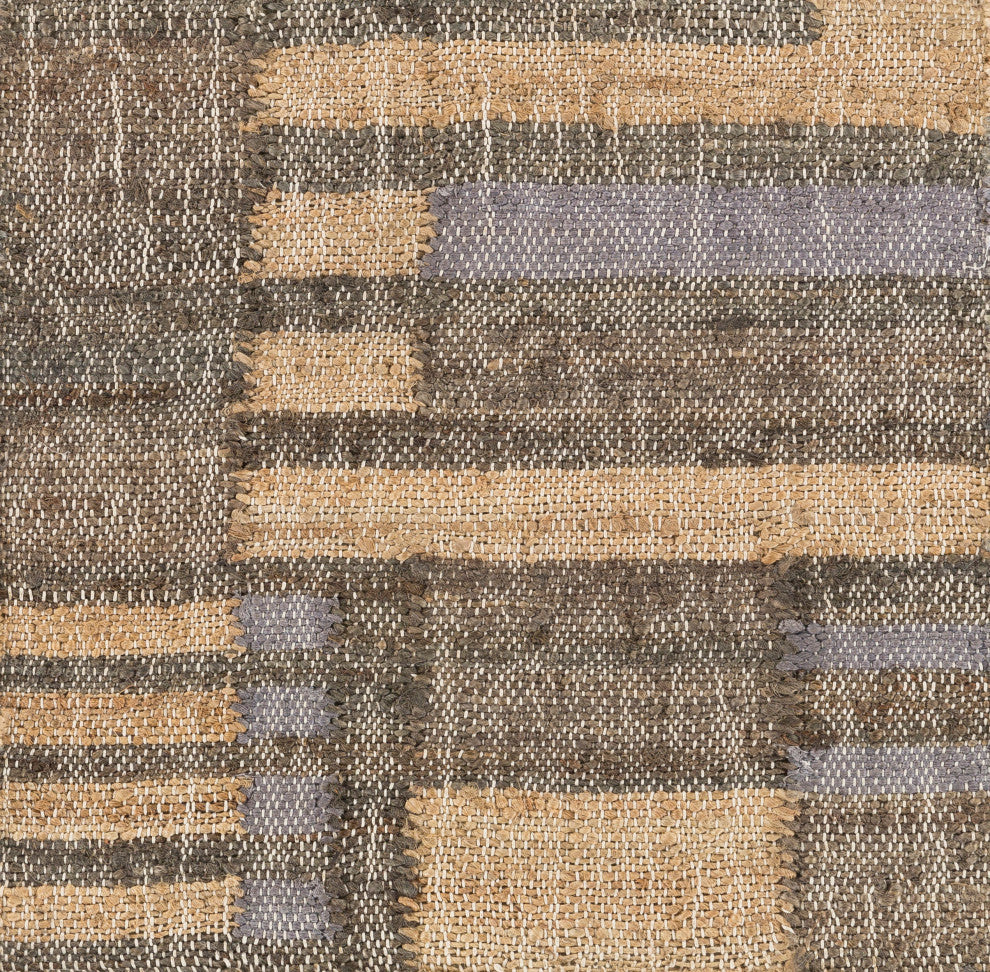 Surya Seaport SET-3041 3'3"x5'3" Rug, Gray/Dark Brown/Dark Green/Khaki/Camel