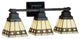 20W Diamond Band Mission 3 LT Vanity Light