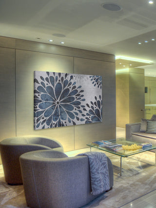 "Petal Splash" Painting Print on Wrapped Canvas