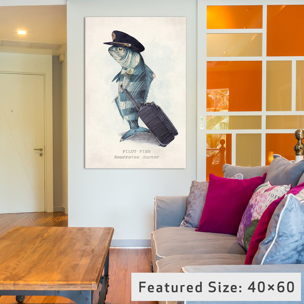 "The Pilot" by Eric Fan, 40x26x1.5