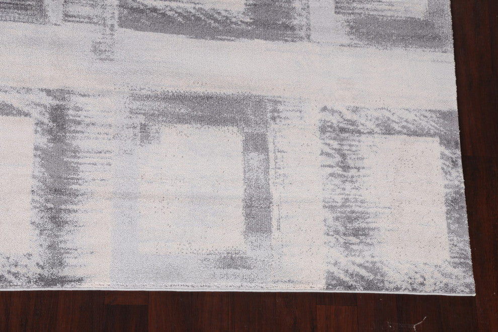 Geometric Oriental Transitional Turkish Rug Contemporary Carpet 10x10