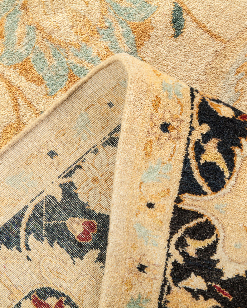 Juniper, One-of-a-Kind Hand-Knotted Area Rug Ivory, 6'2"x9'0"