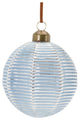Ribbed Glass Ornament, 12-Piece Set