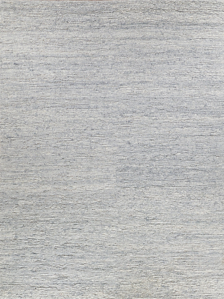 Borelli Handmade Hand Loomed Wool Silver Area Rug