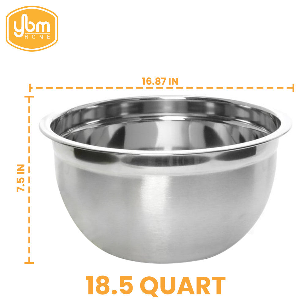 YBMhome Deep Professional Mixing Bowl, 20 Quart