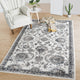 LNC Indoor Vintage Distressed Polyester Mat Area Rug for Living Room, 8' X 10'