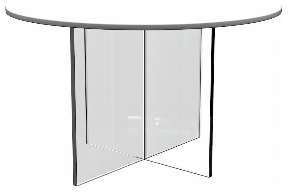 Valore Collection Acrylic Coffe Table With White Top