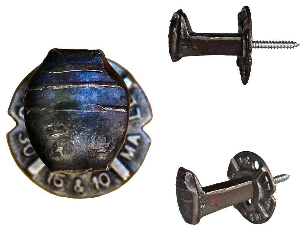 Railroad Spike Towel Ring, 6"