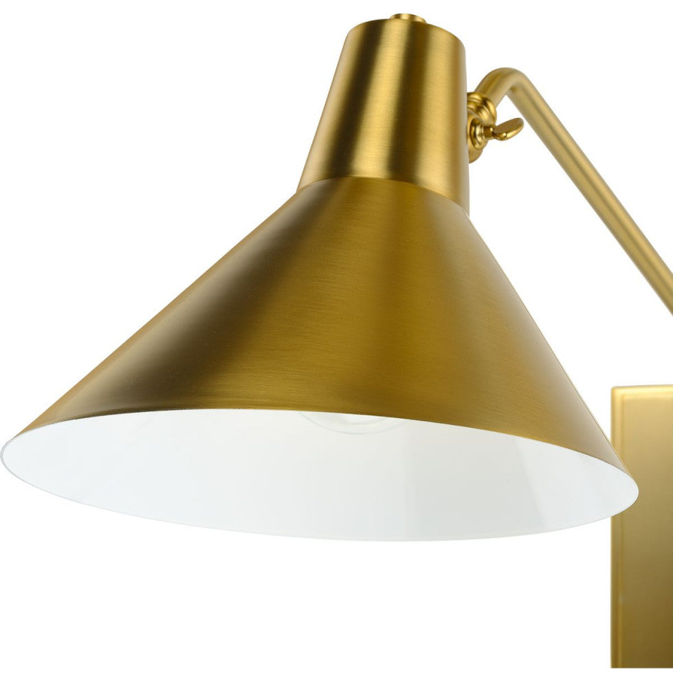 Trimble Collection One-Light Brushed Bronze Rotating Wall Sconce, Brushed Bronze