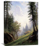"Among the Bernese Alps" Stretched Canvas Giclee by Albert Bierstadt, 23"x30"