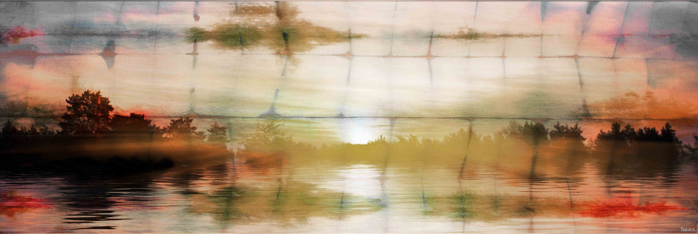 "Painted Sunset" Fine Art Canvas Print, 60"x20"