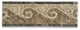 Marble Mosaic Border Listello Insert Tile Surf Emperador 4x12 Tumbled, 1 piece
