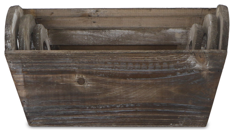 Chalkboard Ledge Planters, Set of 3