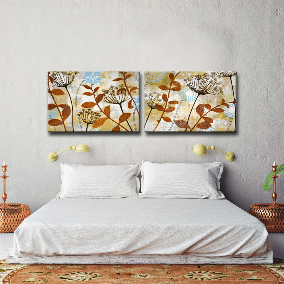 Ready2HangArt 'Meadow Melody I/II' by Norman Wyatt Jr. 2 Piece Set, 20"x60"