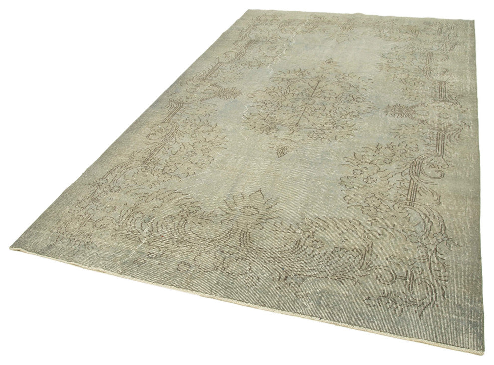 Rug N Carpet - Handmade Turkish 5' 10" x 9' 8" Unique Overdyed Area Rug
