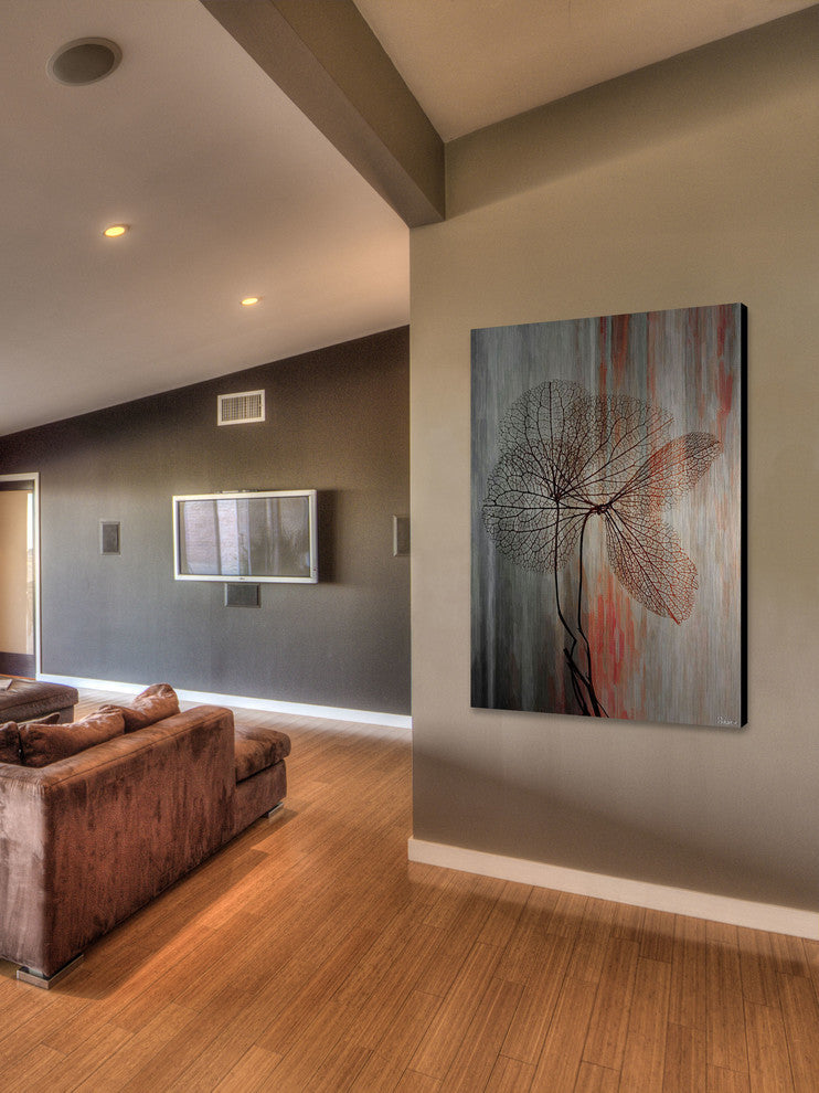 "Sea Tree" UV Ink Print on Brushed  Aluminum, 30"x45"