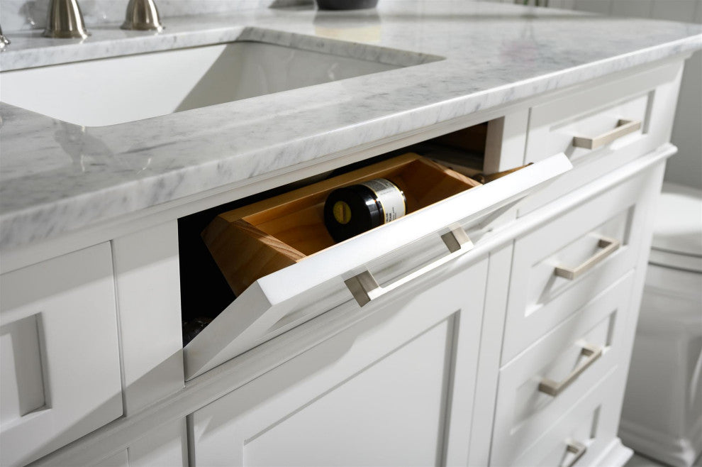 60" Single Sink Vanity, White