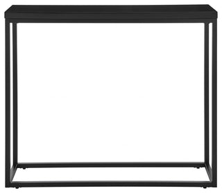 Modern Black Gloss On Black Console Table