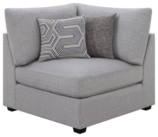 Cambria 5-piece Upholstered Modular Sectional Sofa Grey