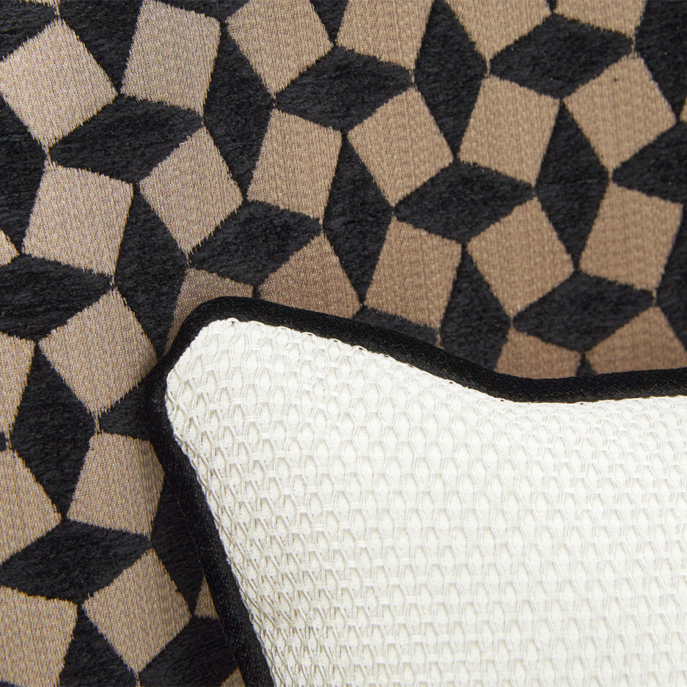 La Francaise Accent Chair Cafe au Lait/Black