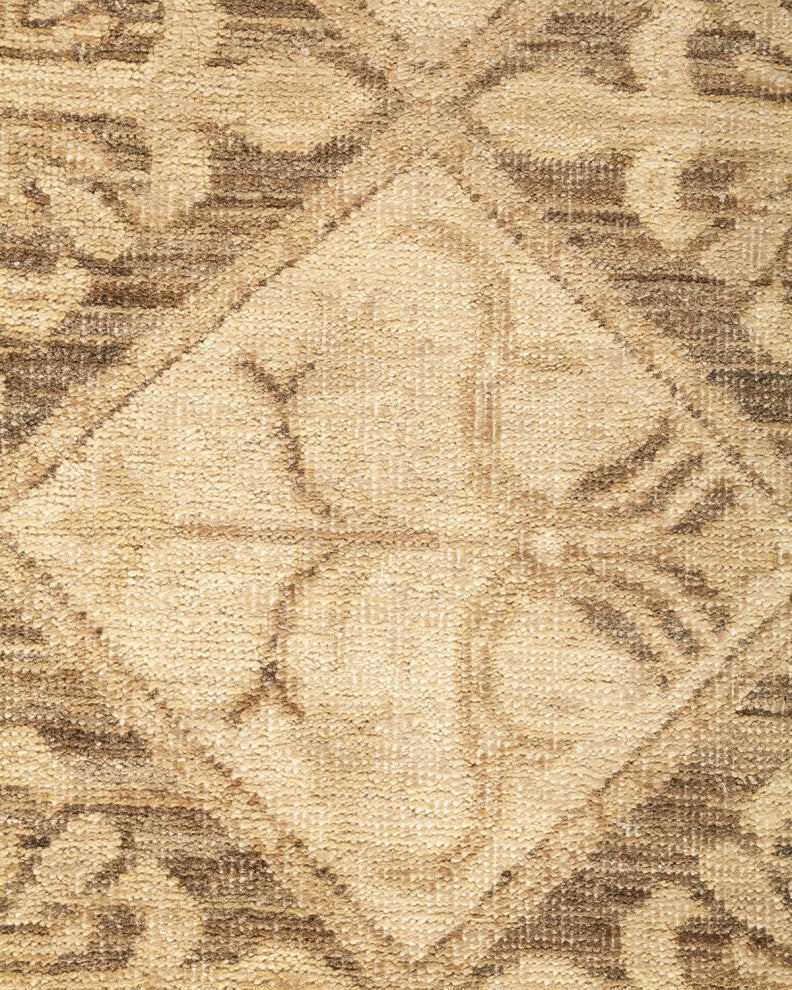 Eclectic, One-of-a-Kind Hand-Knotted Area Rug Gray, 8'2"x9'6"