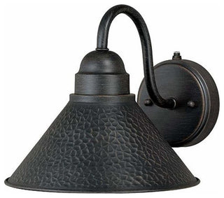 Outland 10" Outdoor Wall Light, Aged Iron