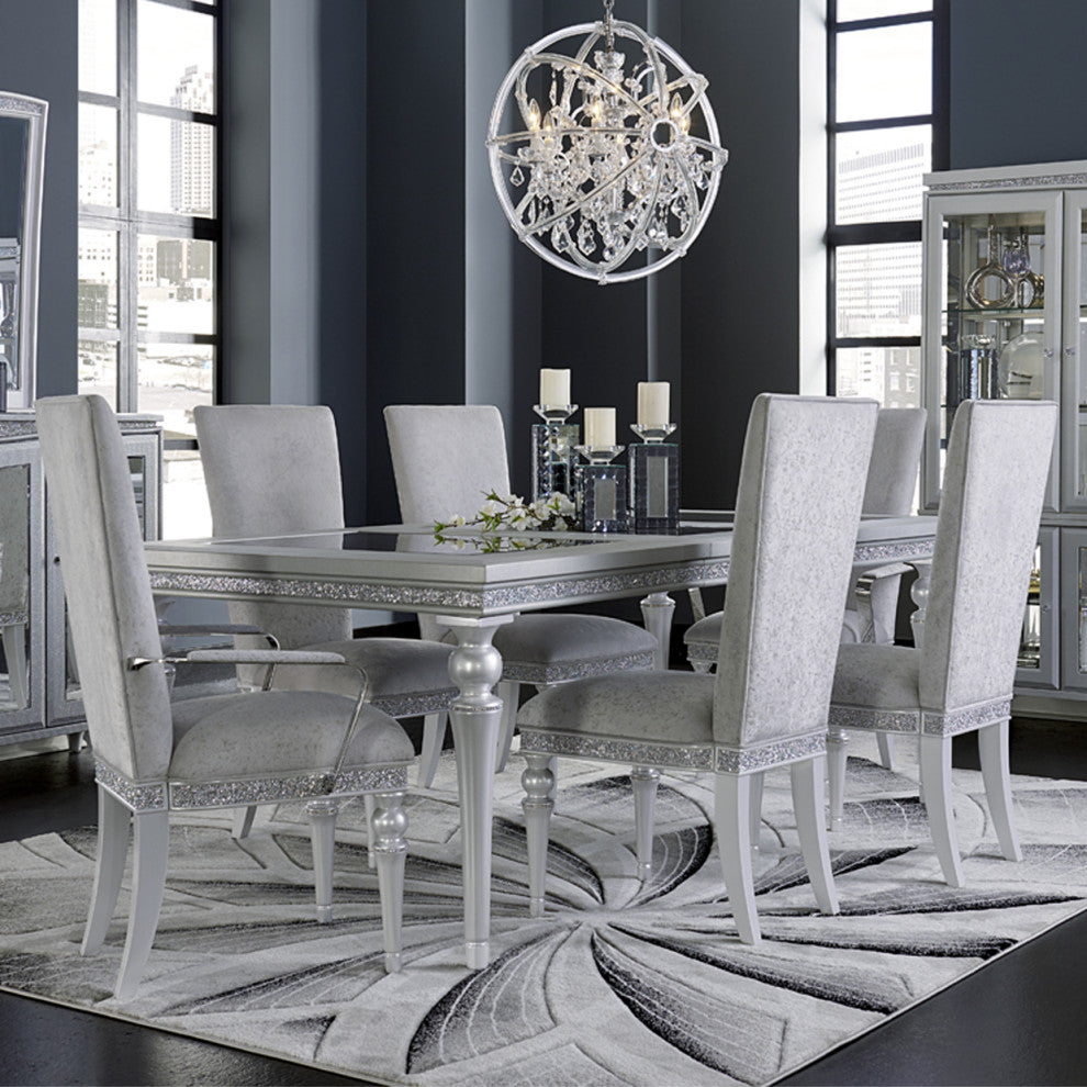Melrose Plaza Rectangular Dining Table - Dove
