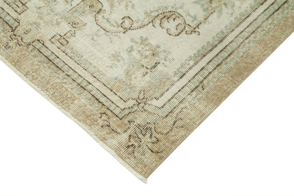 Rug N Carpet - Handmade Anatolian 4' 3" x 7' 8" Rustic Small Area Rug