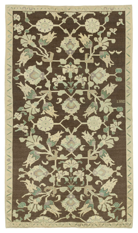 Rug N Carpet - Hand-knotted Oriental 4' 11'' x 8' 8'' Contemporary Wool Rug