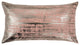 Blush Distressed Brush Stroke Lumbar Pillow