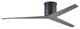 Matthews Fan, Eliza-H Geometric Ceiling Fan, Matte Black, Old Oak