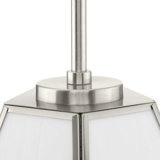 Latham Collection 1-Light Contemporary Pendant, Brushed Nickel