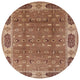 Ahgly Company Indoor Round Mid-Century Modern Area Rugs, 7' Round
