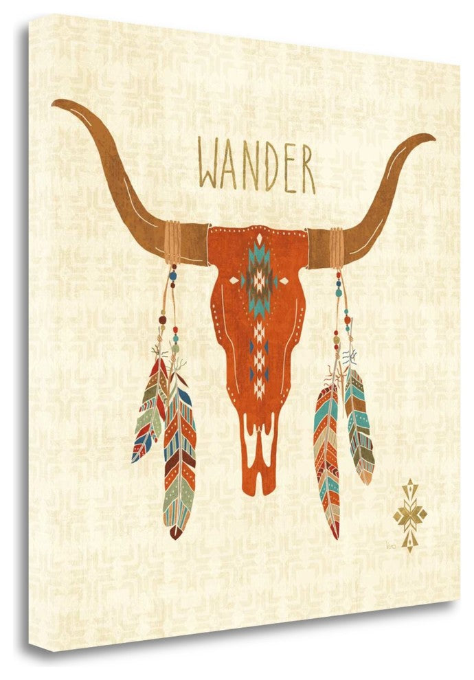 "Southwest At Heart I" By Veronique Charron, Giclee Print on Gallery Wrap Canvas