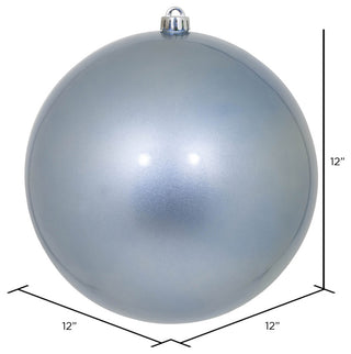 Vickerman 12" Periwinkle Candy Ball Ornament