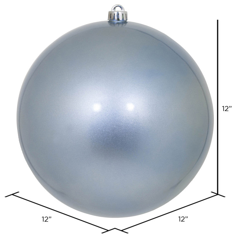 Vickerman 12" Periwinkle Candy Ball Ornament