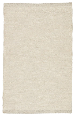 Jaipur Living Alondra Handmade Solid Cream Rug, 8'x10'