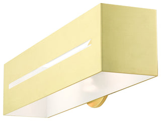Satin Brass Urban, Industrial, Vanity Sconce