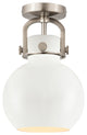 Innovations Lighting 710-1F-SN-M710-8W-LED Sphere 1 Light 8" Flush Mount
