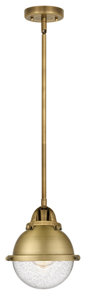 INNOVATIONS 288-1S-BB-HFS-64-BB-LED 1-Light Mini Pendant Brushed Brass