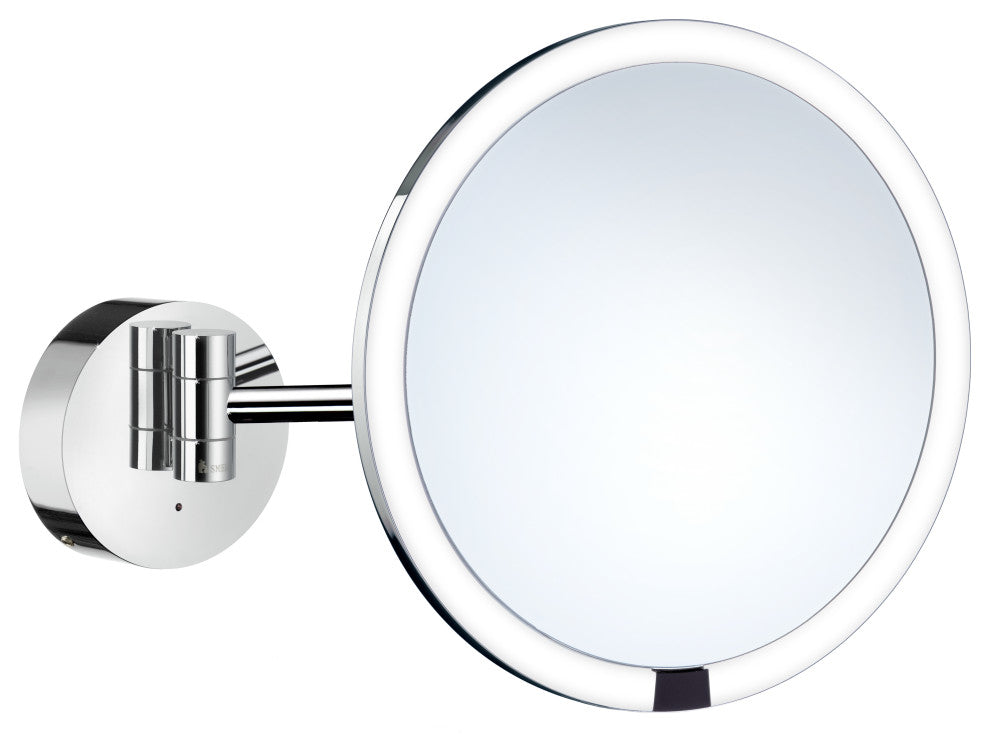 LED Lighted Rechargeable Wall Mounted Make-Up Mirror 7X'S Magnification