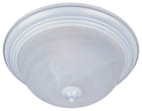 Maxim Lighting 2-Light Flush Mount in White - 5841MRWT