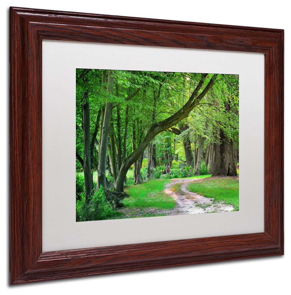 'Intimate Landscape' Matted Framed Canvas Art by Philippe Sainte-Laudy