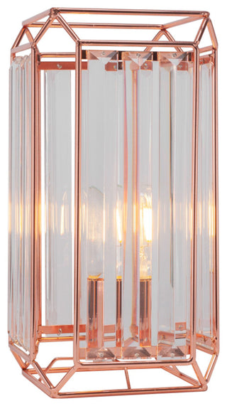 Genesis Accent Table Lamp Shown, Copper Finish With 3 Watt LED Bulb